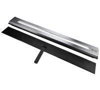 Bruciatore a Bioetanolo per Camini 90x11x5,3 cm 1,7 Litri Silver