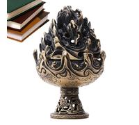 Bruciatore a carbone,Classico Cinese Vintage Incenser,Supporto per Bruciatore di Incenso - per Casa Familiare Sala Yoga Esterno Patio Cerimonia Ristoranti Hotel Chiesa Tempio