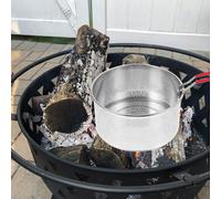 Bruciatore a carbonella per barbecue Pratico cestino per carbonella Comodo