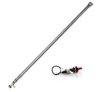 Bruciatore a Gas cm 100 ricambio universale per barbecue pietra ollare pietra lavica piastra ghisa (BRUCIATORE GAS METANO)