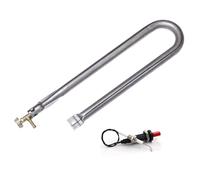 Bruciatore a Gas cm 48 a U ricambio universale per barbecue pietra ollare pietra lavica piastra ghisa (BRUCIATORE GAS METANO)