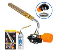 Bruciatore a Gas di Bunsen Fiamma Ossidrica Saldatura Accendino + Cartucce 227g