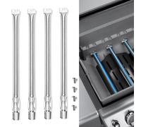 Bruciatore a gas per barbecue, regolabile, in acciaio inox, per Weber, per Genesis 300, E330, E320, E310, S310, S320, S330, 4 pezzi
