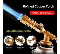Bruciatore a gas portatile e durevole per saldatura di tubi e idraulica alta temperatura in ottone e rame ideale per brasatura, riparazioni metalli, riscaldamento, fai da te, fabbricazione e lavori