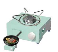 Bruciatore a gas portatile - Fornello a gas per esterni - Piano cottura per campeggio, zaino in spalla, cucina, terrazza, bancone, picnic, giardino e