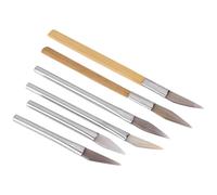 Bruciatore agata 145-220 mm/5,7-8,6 pollici 6 pezzi agata + acciaio (stile AB) K