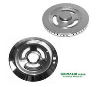 BRUCIATORE ALLUMINIO E TRIPLA CORONA OTTONE CROMATA PIANO COTTURA CUCINA SMEG