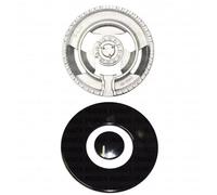 Bruciatore con piattelli tripla corona piano cottura cucina gas Smalvic