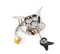 Bruciatore da campeggio Fornello a gas di grande potenza Pentole Forno portatile Picnic Barbecue Forniture for il turismo Attività ricreative all'aperto(New adapator)