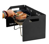 Bruciatore da cucina per esterni - parabrezza portatile 4 volte, protezione a sonaglio leggero | alluminio compatto - parabrezza con borsa per il trasporto per campeggio BBQ -Picknick, Ro