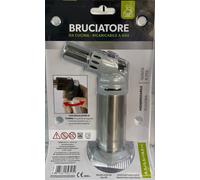Bruciatore da Cucina Ricaricabile Gas Acciaio Plastica Cannello Fiamma