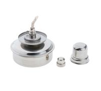 Bruciatore da laboratorio con lampada ad alcool in acciaio inossidabile Stoppino