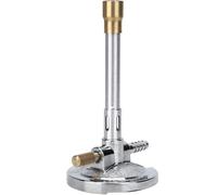 Bruciatore di Bunsen Professionale per Laboratorio, Regolabile per Gas Naturale e Propano, con Stabilizzatore di Fiamma