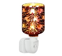 Bruciatore di cera elettrico con farfalla 3D e scaldabagno, splendido bruciatore di cera con motivo a cuore, per sciogliere la cera con luce che cambia colore, lampada profumata decorativa per casa