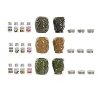 Bruciatore di essenze Home ESPRIT 17 x 13,5 x 8 cm [3 Unità]