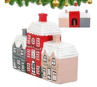 Bruciatore di incenso a casa in spezie, bruciatore di incenso per cabina | Porta incenso casa in resina | Bruciatore di incenso capanna di tronchi invernali, bruciatore di incenso in resina, Natale