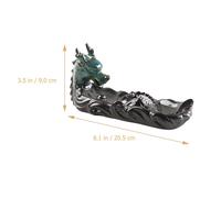 Bruciatore di incenso a cascata Porta incenso in ceramica a riflusso Bruciatore