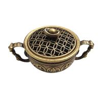 Bruciatore di incenso a forma di cono, in vintage, con supporto, ornamento per aromaterapia, decorazione da scrivania per meditazione, adulti, yoga, ragazze, donne, relax, uomini, casa, camera