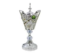 Bruciatore di incenso arabo: durevole e squisito, supporto per incenso vintage, bruciatore a carbone elettrico | Bruciatori di incenso retrò per decorazione di aromaterapia con fragranza Orie
