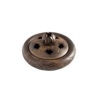 bruciatore di incenso Bruciatore di incenso creativo in ceramica, piccolo, for uso domestico, porta incenso a forma di loto, ornamenti decorativi