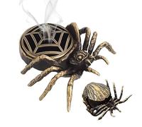 Bruciatore di incenso, bruciatore di incenso, Spider Zen, diffusore di aromaterapia, supporto per aromaterapia, di buon auspicio per interni, meditazione spa Zen intagliato