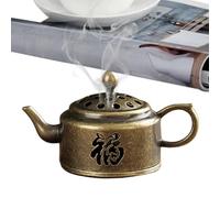 Bruciatore di incenso, elegante supporto per bastoncini di aromaterapia in lega di zinco, diffusore di fragranze tradizionale, rilassante, decorativo, per meditazione, sala da tè, camera da letto