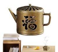 Bruciatore di incenso, elegante supporto per bastoncini di aromaterapia in lega di zinco, diffusore di fragranze tradizionale, rilassante, decorativo, per meditazione, sala da tè, camera da letto