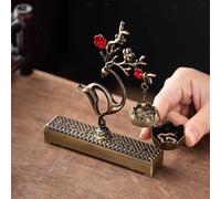 Bruciatore di incenso fatto a mano, porta incenso per casa, sala da pranzo,