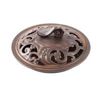 bruciatore di incenso Grande bruciatore di incenso for interni con manico, porta incenso in ceramica for la casa, ornamento decorativo(Bruin)