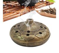 Bruciatore di incenso in ceramica, porta incenso a cone, diffusore di aromaterapia, ornamento estetico zen per soggiorno, camera da letto, spa, donna