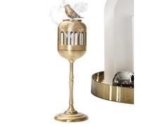 Bruciatore di incenso in metallo, porta profumi, decorazione retrò, accessorio da scrivania per aromaterapia, decorazione retrò, per profumare la stanza, per meditazione, yoga, lavoro
