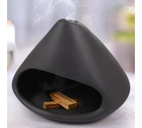 Bruciatore di incenso per bastoncini e coni, supporto in ceramica Palo Santo, elegante vassoio, portacenere ideale per meditazione e decorazione domestica, triangolo
