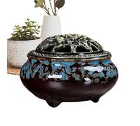Bruciatore di incenso, porta incenso a spirale per meditazione, decorazione zen cinese in ceramica, decorazione per la casa, per yoga e spa
