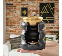 Bruciatore di oli essenziali in ceramica, portacandele tealight regalo per