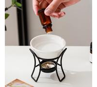 Bruciatore di oli essenziali staccabile, ideale come regalo, per cere