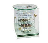 Bruciatore Di Olio A Forma Di Farfalla In Vetro - Scala Verso Il Cielo