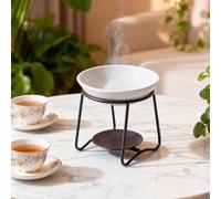 Bruciatore di olio in ceramica, decorazione per la casa, struttura in