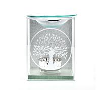 Bruciatore Di Olio In Vetro Albero Della Vita