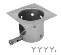 Bruciatore di ricambio per Traeger per griglie a pellet tra cui 650 885 Pro 22 Pro 34 e Tailgater 20 con solido telaio in acciaio e 9 fori per l'aria