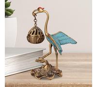 Bruciatore di sospeso a forma di gru, porta per cono, decorativo, diffusore di