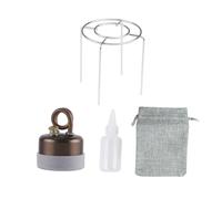 Bruciatore di spirito Piccolo Leggero Alcool Fornace per la Casa Co mmercial BBQ Bruciatore Marrone 5.4xx7.3 cm