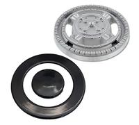 BRUCIATORE E PIATTELLI SPARTIFIAMMA TRIPLA CORONA CUCINA ARISTON FRANKE