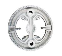 BRUCIATORE E PIATTELLO ARISTON C00289847 C00289846 ALLUMINIO CORONA NO ORIGINALE