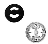 BRUCIATORE E PIATTELLO ARISTON C00289847 C00289846 ALLUMINIO CORONA NO ORIGINALE