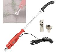 Bruciatore elettrico for erba, bruciatore termico elettrico for erbacce da 2000 W, diserbante a fiamma da 500 l/min e soffiatore d'aria for barbecue con 2 ugelli, diserbante da 60-650 °C for giardino