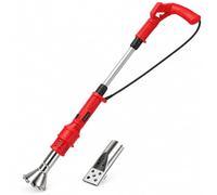 Bruciatore elettrico per erbacce da 2000 W, 80-650 °C, 2 ugelli, manico | Diserbante termico per prati, sentieri e terrazze, oltre a barbecue e tetti senza gas o propano