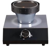 Bruciatore for caffè a sifone, riscaldatore alogeno for bruciatore a sifone, fornello for riscaldamento del caffè con controllo della temperatura, interruttori rotativi for regolazione del calore, ris
