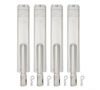 Bruciatore in acciaio inox da 40,6 cm per barbecue di ricambio per 16516 26106, progettato per una distribuzione uniforme del gas (3 pezzi)