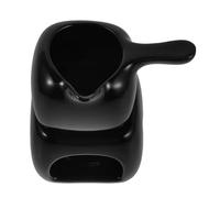 Bruciatore Nero per Ceramica Oli Essenziali per Aromaterapia | Funzionamento Pratico Uso Versatile Regolazione Precisa della Temperatura e Diffusione Profumata Spa Domestica