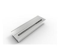 Bruciatore per camino a bioetanolo biocamino in acciaio inox 4,5 lt 61X18XH9,5 cm